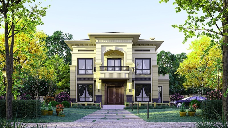 江北中式合院住宅，开放庭院与邻里乡亲更亲近